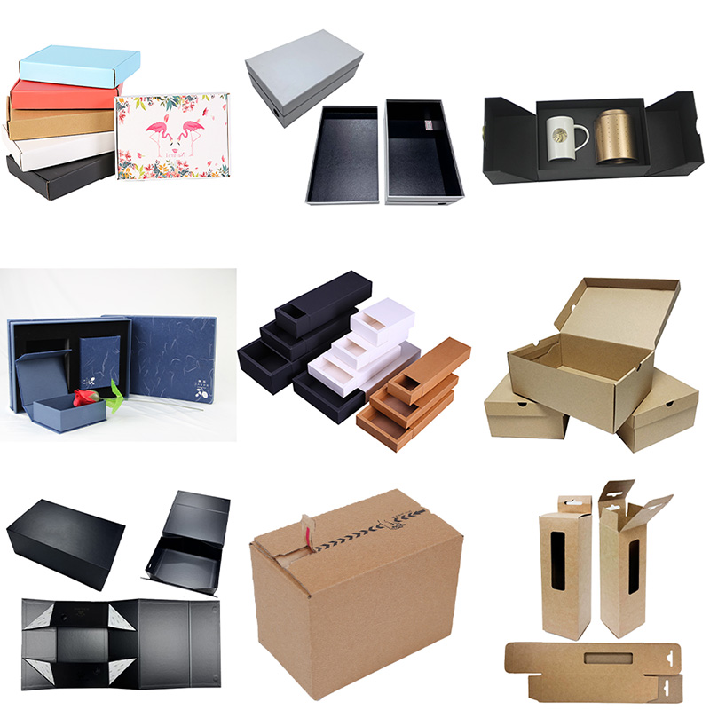 Prilagojena škatla iz recikliranega papirja – okolju prijazna embalaža iz nafta in steklana