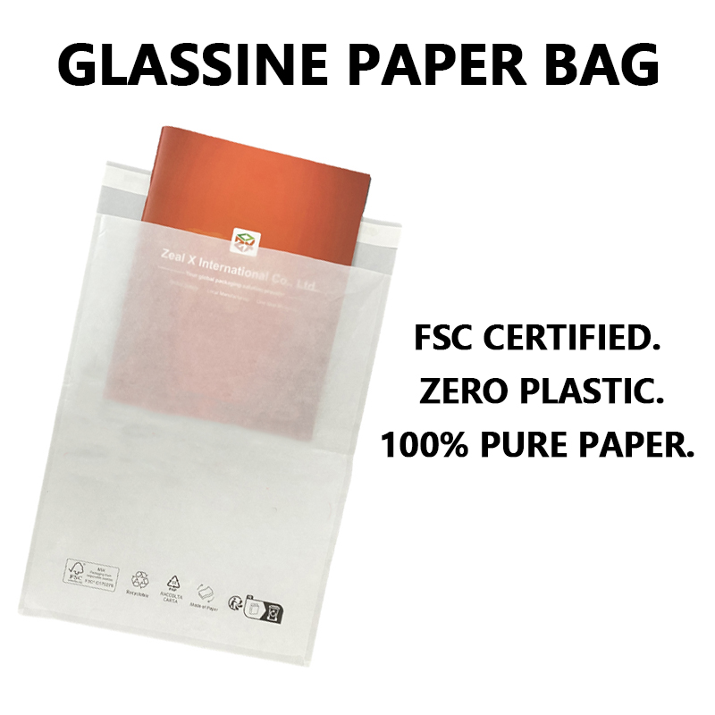 FSC certificirana steklena papirnata vrečka za trajnostno pakiranje